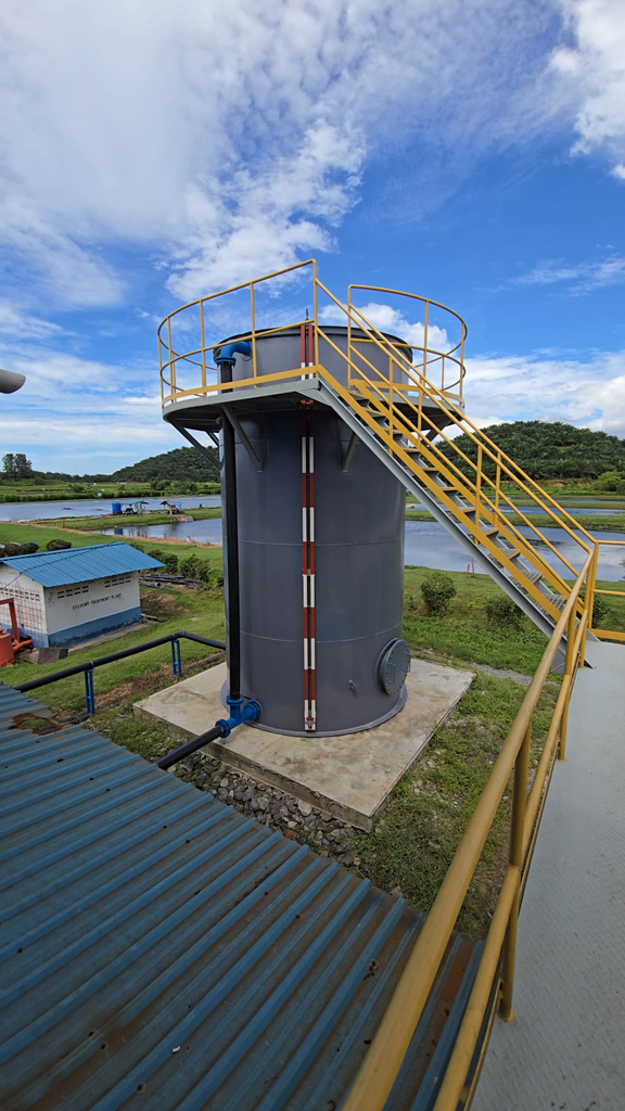 POME desludging system installation