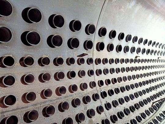 Steam drum tube sheet