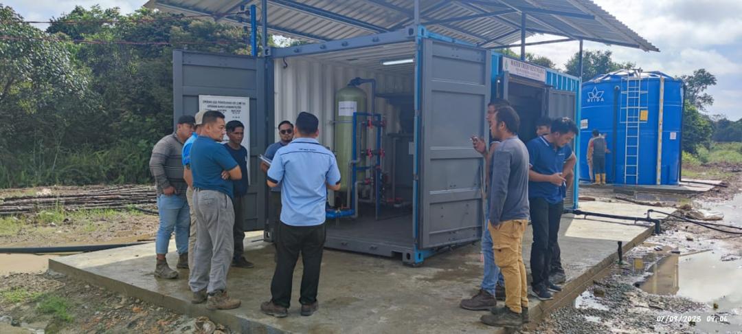Water treatment plant building